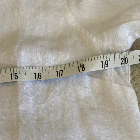 Tommy Bahama White Linen Dress, S/P - Picture 6 of 10